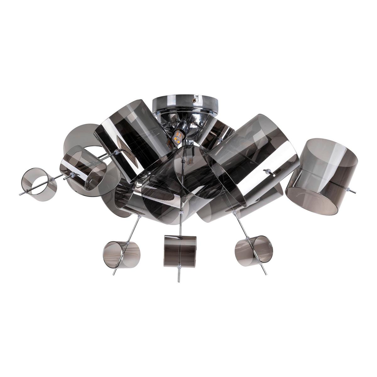 Deckenleuchte Exkl. 6xg9, 28w - Chromfarben, LIFESTYLE, Glas/Metall (57/38cm) - Näve