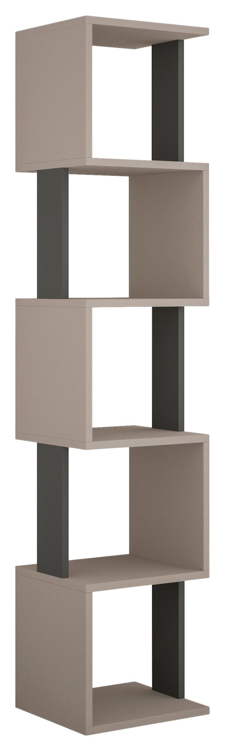 Aktenregal Piri Eiche Dekor, B: 35 Cm - Beige, Design, Holzwerkstoff (35/161/30cm) - Livetastic