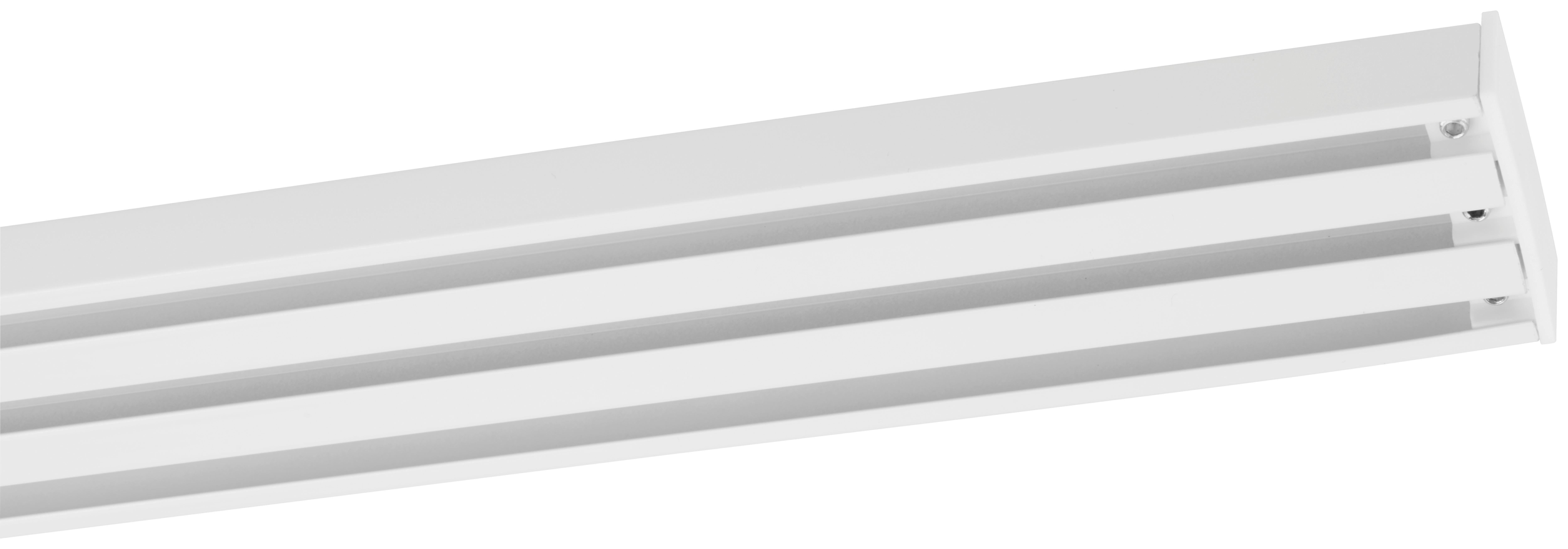 Záclonové Koľajničky Style, 260cm - biela, kov (260cm) - Premium Living