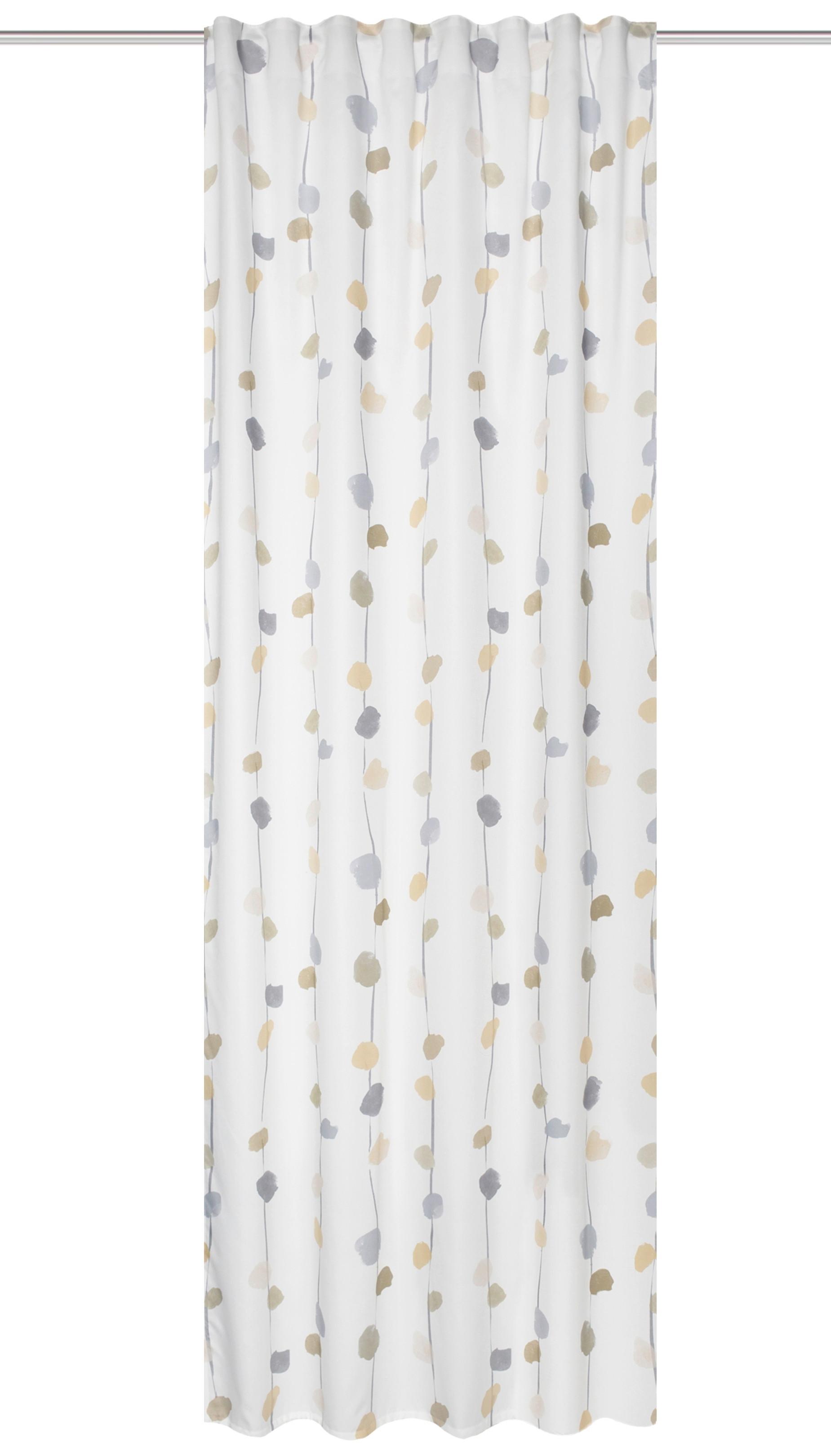 Fertigvorhang Effie - Naturfarben, KONVENTIONELL, Textil (135/245cm)