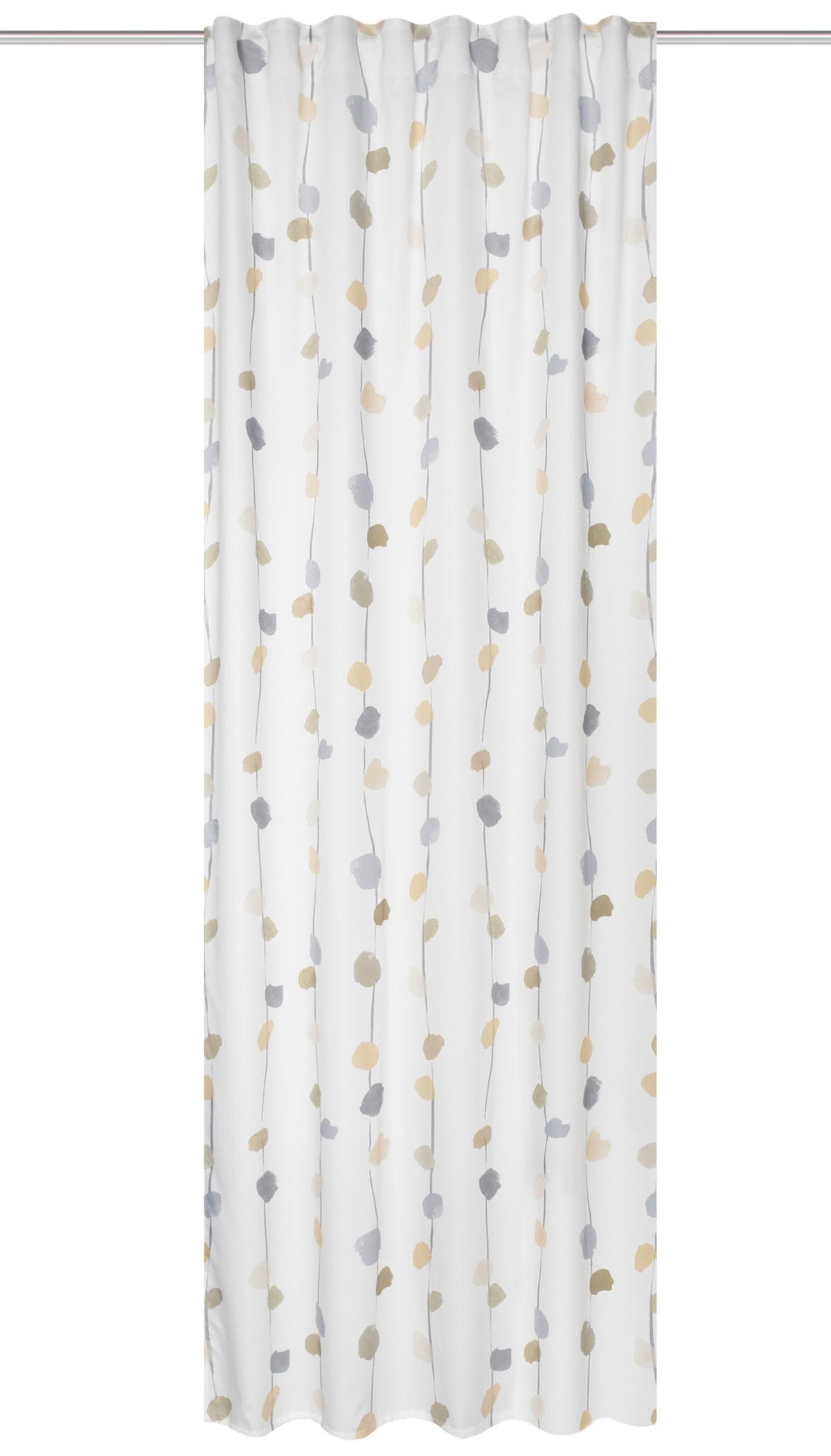 Fertigvorhang Effie - Naturfarben, KONVENTIONELL, Textil (135/245cm)