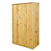 Kleiderschrank Naturfarben B: 107cm - Naturfarben, Natur, Holz (107/175/50cm) - Livetastic