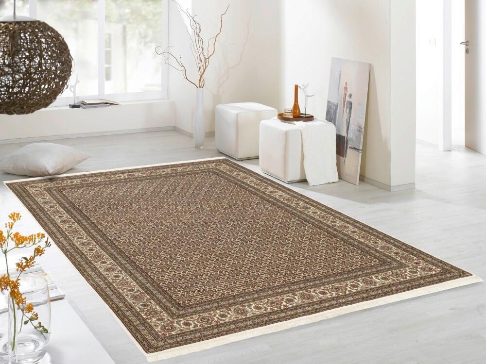 Orientalischer Webteppich Creme Cavari Herati 140x80 cm - Creme, Basics, Textil (80/140cm) - Cazaris