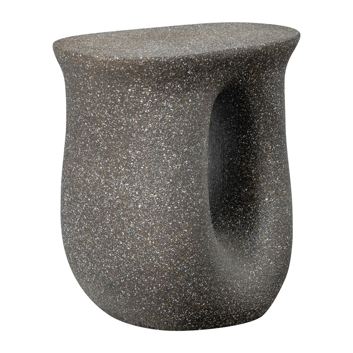 Beistelltisch Moson Schwarz B: 42 cm - Schwarz, Design, Keramik/Metall (42/33/45cm) - Livetastic