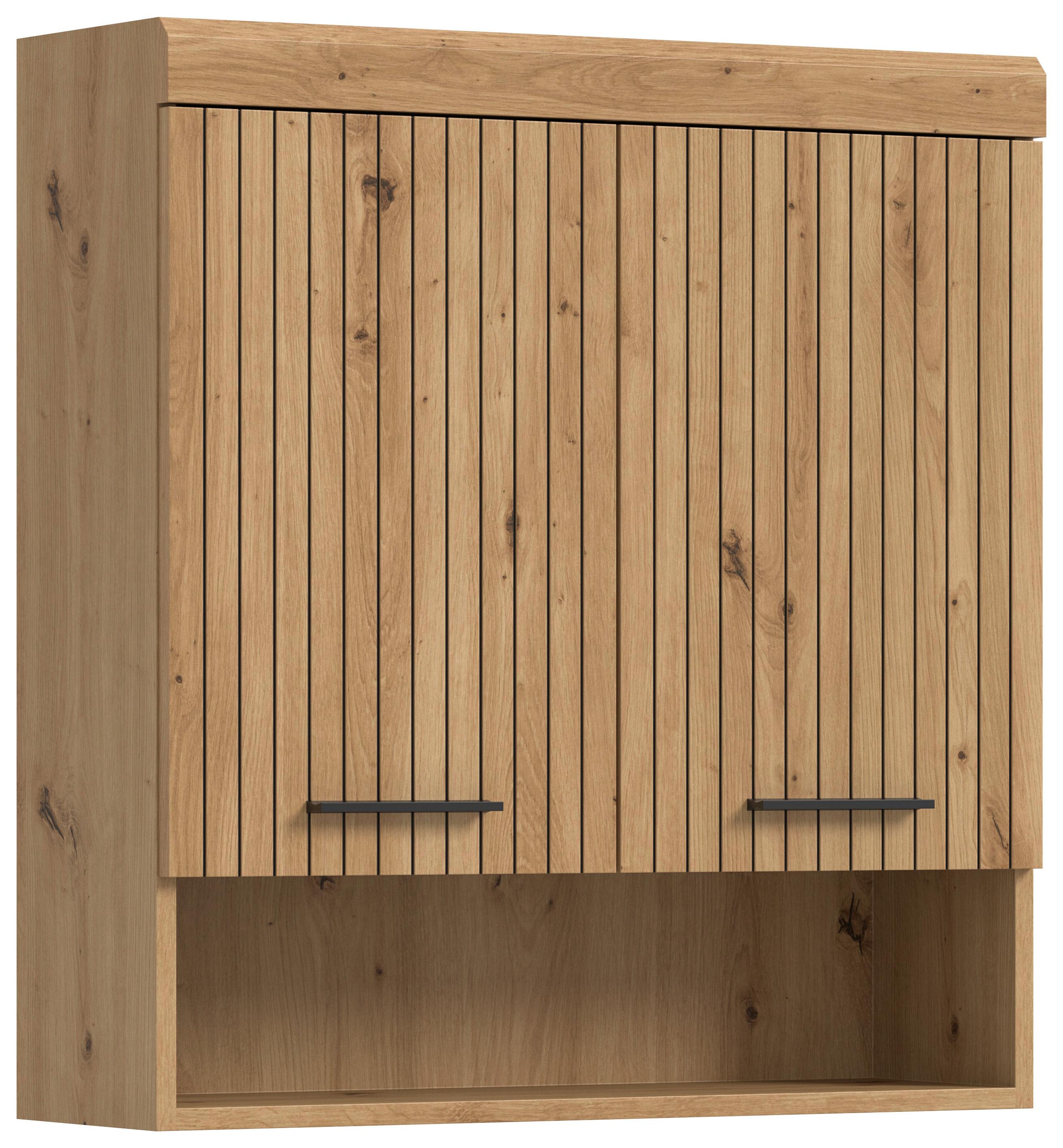 Hängeschrank Scout Eiche Artisan Dekor B: 74cm - Eiche Artisan, Trend, Holzwerkstoff (74/79/24cm) - MID.YOU