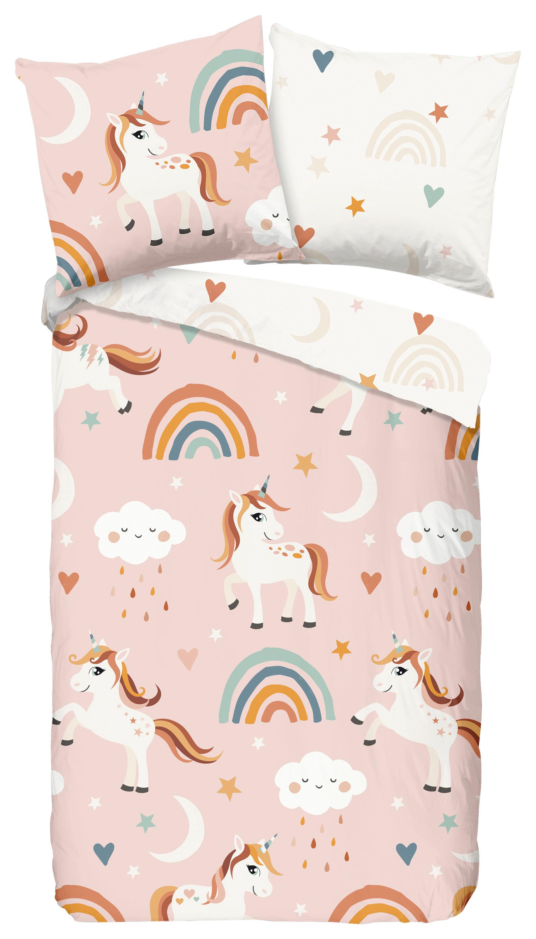 Jugendbettwäsche Aina Multicolor 135x200 cm - Multicolor, Design, Textil (135/200cm)