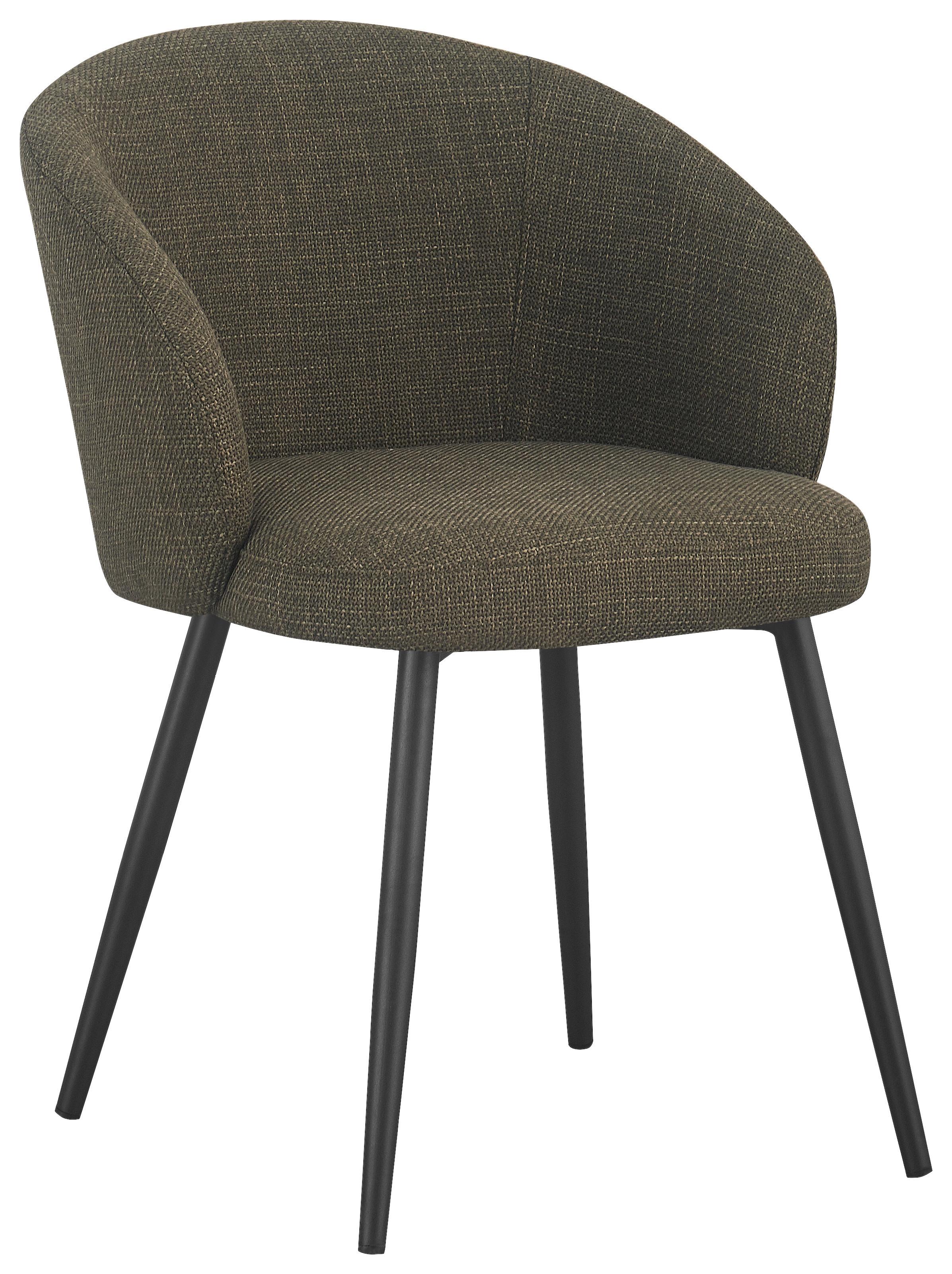 STOLIČKA NALA - čierna/zelená, Lifestyle, kov/textil (57/76/60cm) - Mömax