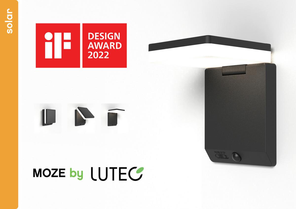 Solarleuchte Moze Klar Weiß L: 14 cm - Klar/Schwarz, Basics, Kunststoff/Metall (14/15/19,5cm)