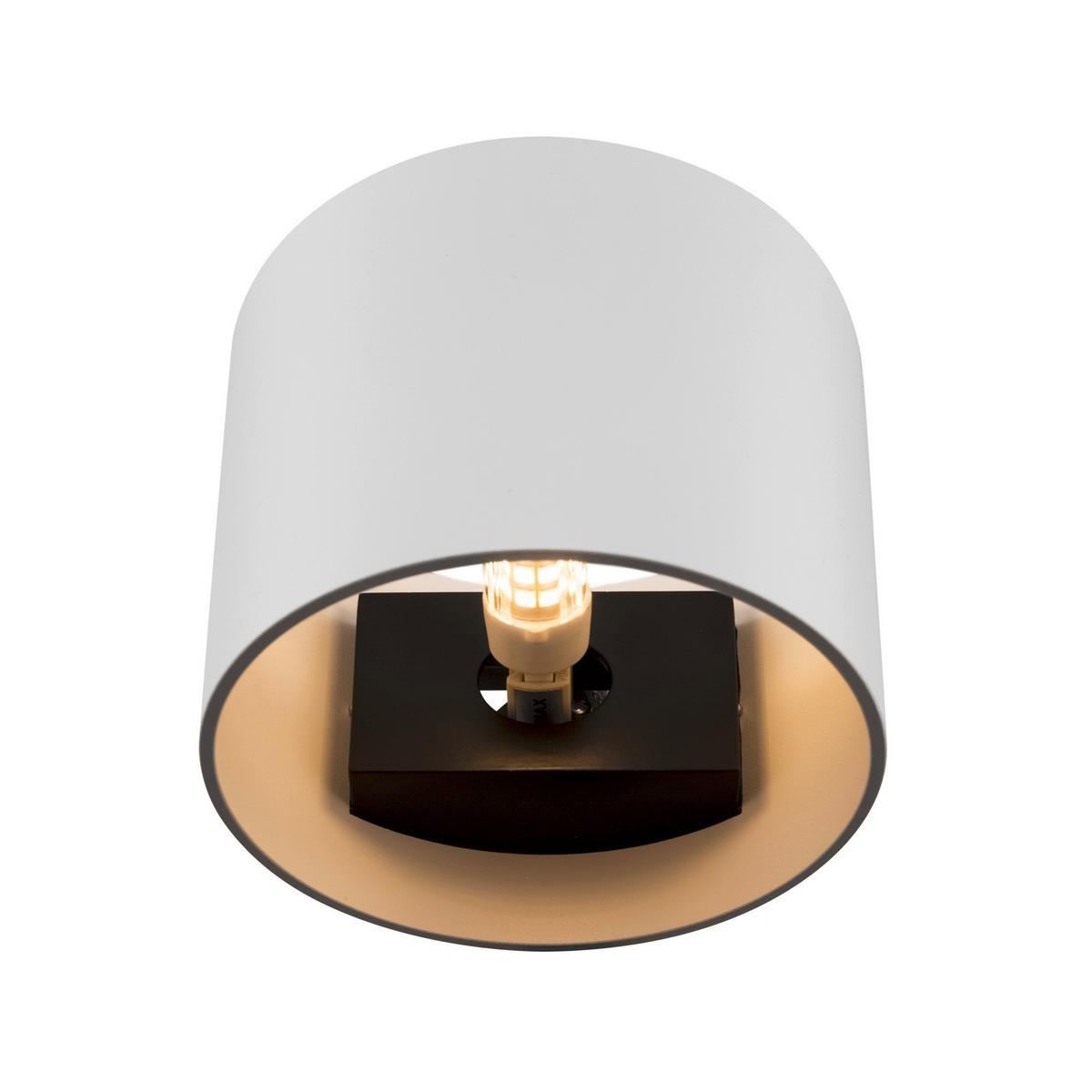 Wandleuchte Rond - Weiß, Trend, Metall (10/8,8cm) - MAYTONI