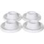 Eierbecher 4-Teilig - Weiß, KONVENTIONELL, Kunststoff (11/3.2cm) Eierbecher 4-Teilig - Weiß, KONVENTIONELL, Kunststoff (11/3.2cm)
