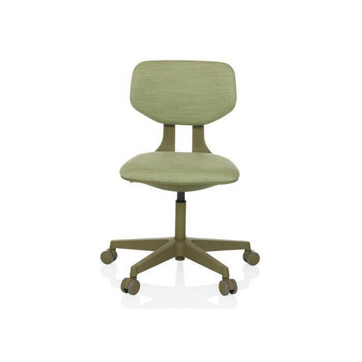 Jugenddrehstuhl Kid Colore Grün B: 51 cm - Grün, MODERN, Kunststoff/Textil (51/72 - 87/51cm) - MID.YOU