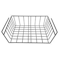 KOŠÍK DO REGÁLU Gustav, 39/14/25cm - čierna, kov (39/14/25cm) - Mömax