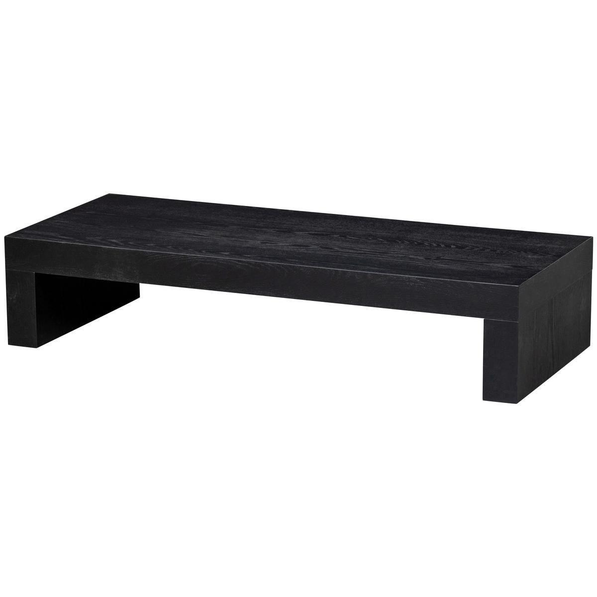 Couchtisch Marte Schwarz L: 120 Cm - Schwarz, Design, Holzwerkstoff (120/50/25cm) - Livetastic