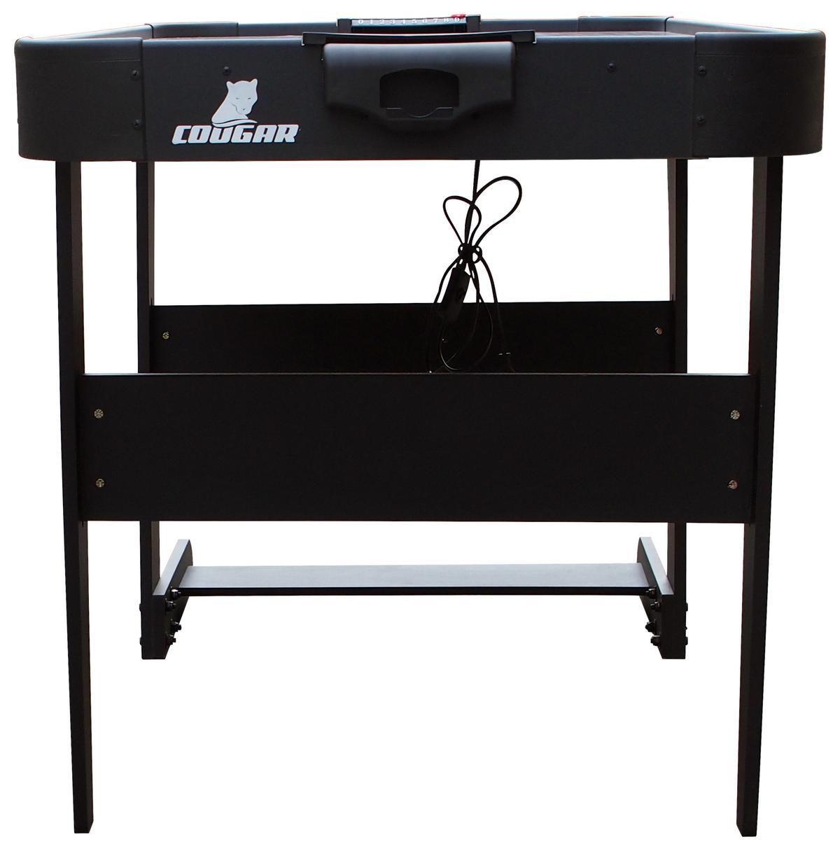 Tisch-Eishockey Icing L: 152 cm Schwarz Puck/Figuren - Schwarz, MODERN, Holz (152/73/79cm) - Ambia Garden