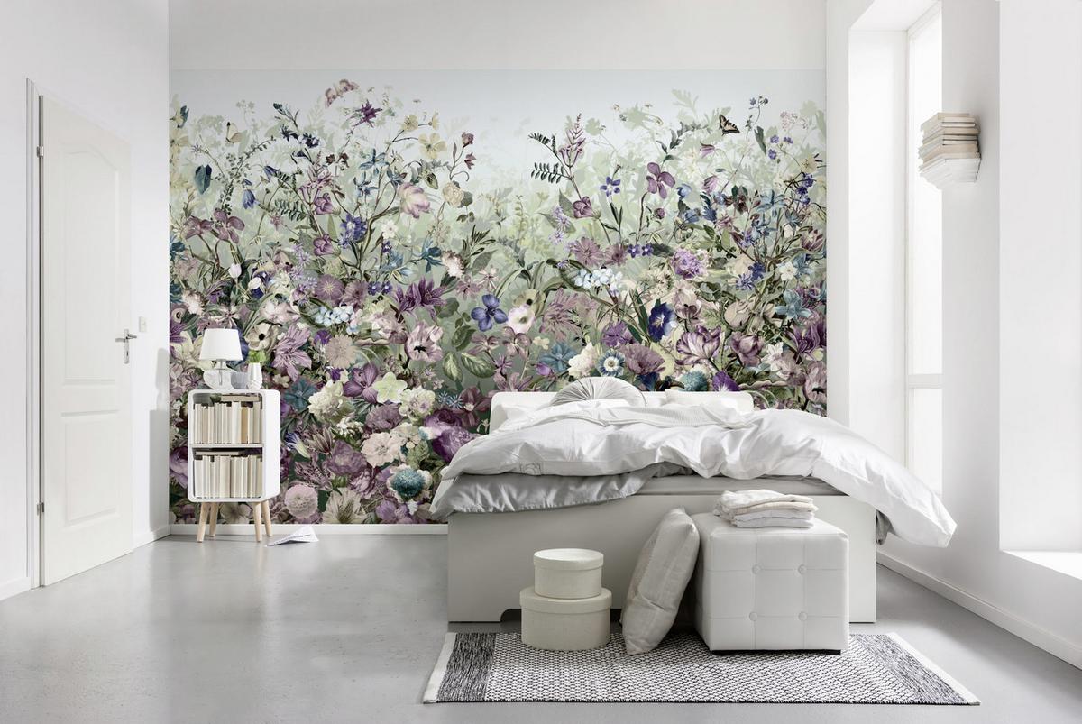 Vliestapete Botanica - Multicolor, Natur, Papier (368/248cm)