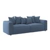 Bigsofa Cowboy - Schwarz/Dunkelblau, MODERN, Textil (280/72/109cm)