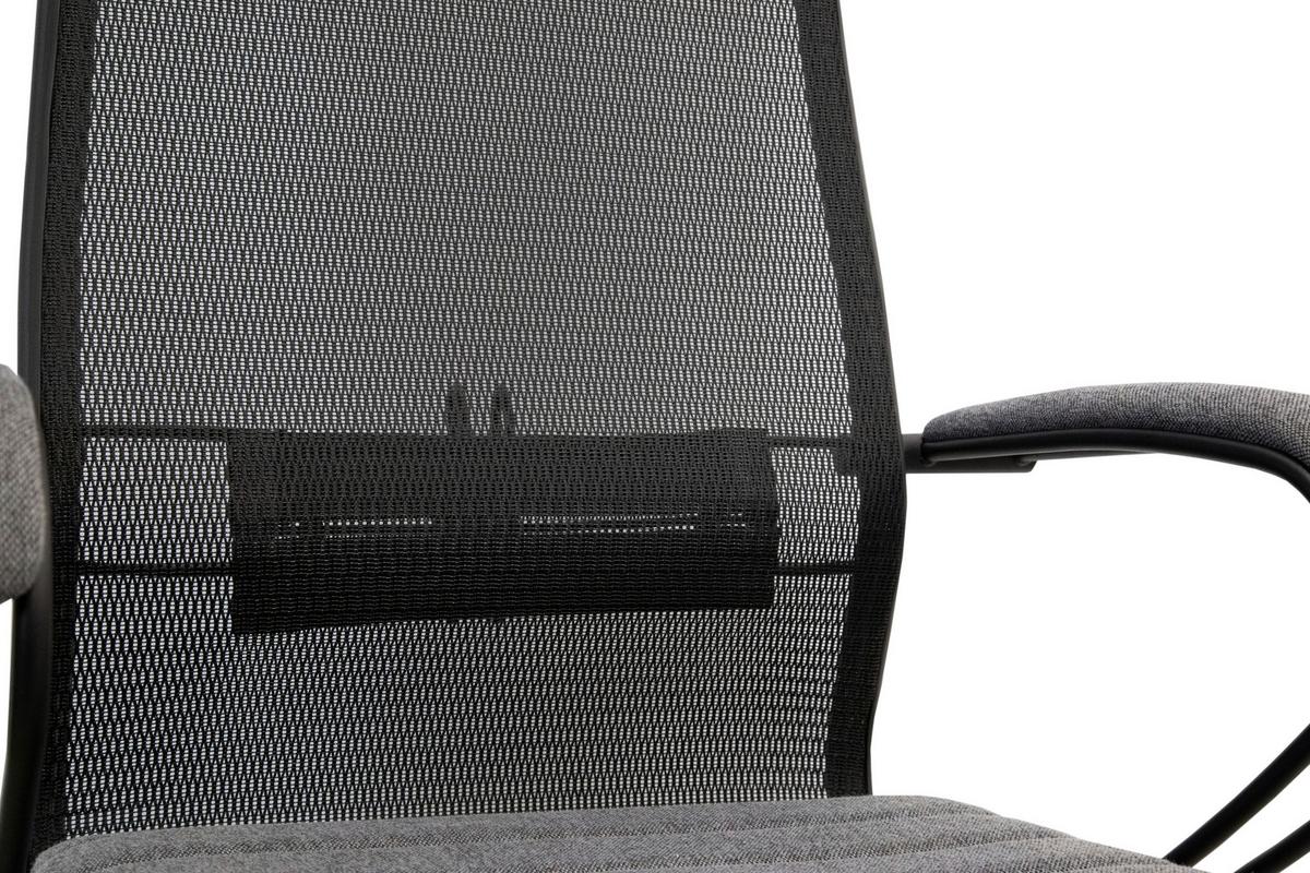 Kancelářské křeslo Samurai Comfort - šedá/černá, Moderní, kov/textil (68/124-134/71cm) - Premium Living