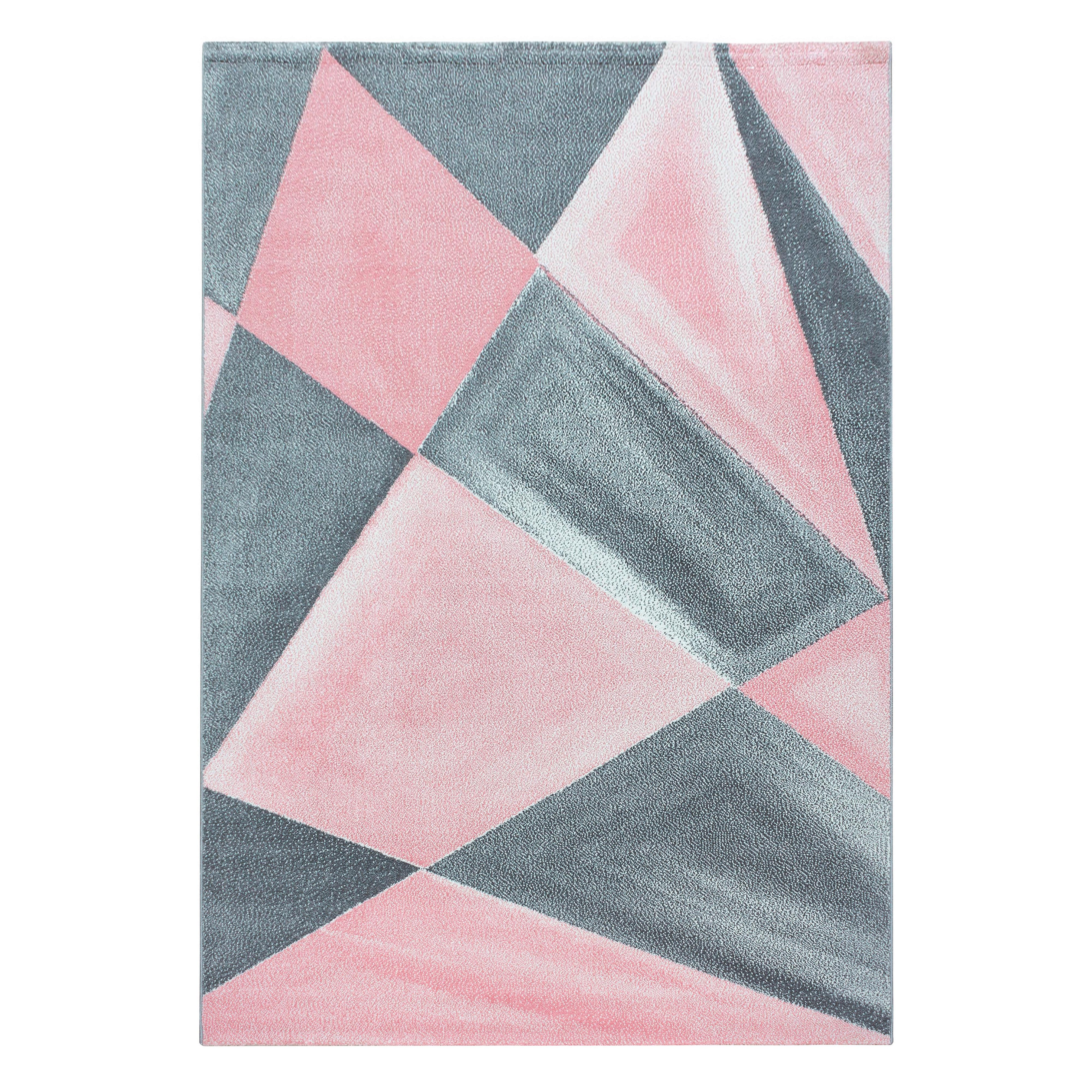 Webteppich Beta - Pink, Basics, Textil (140/200cm) - Novel