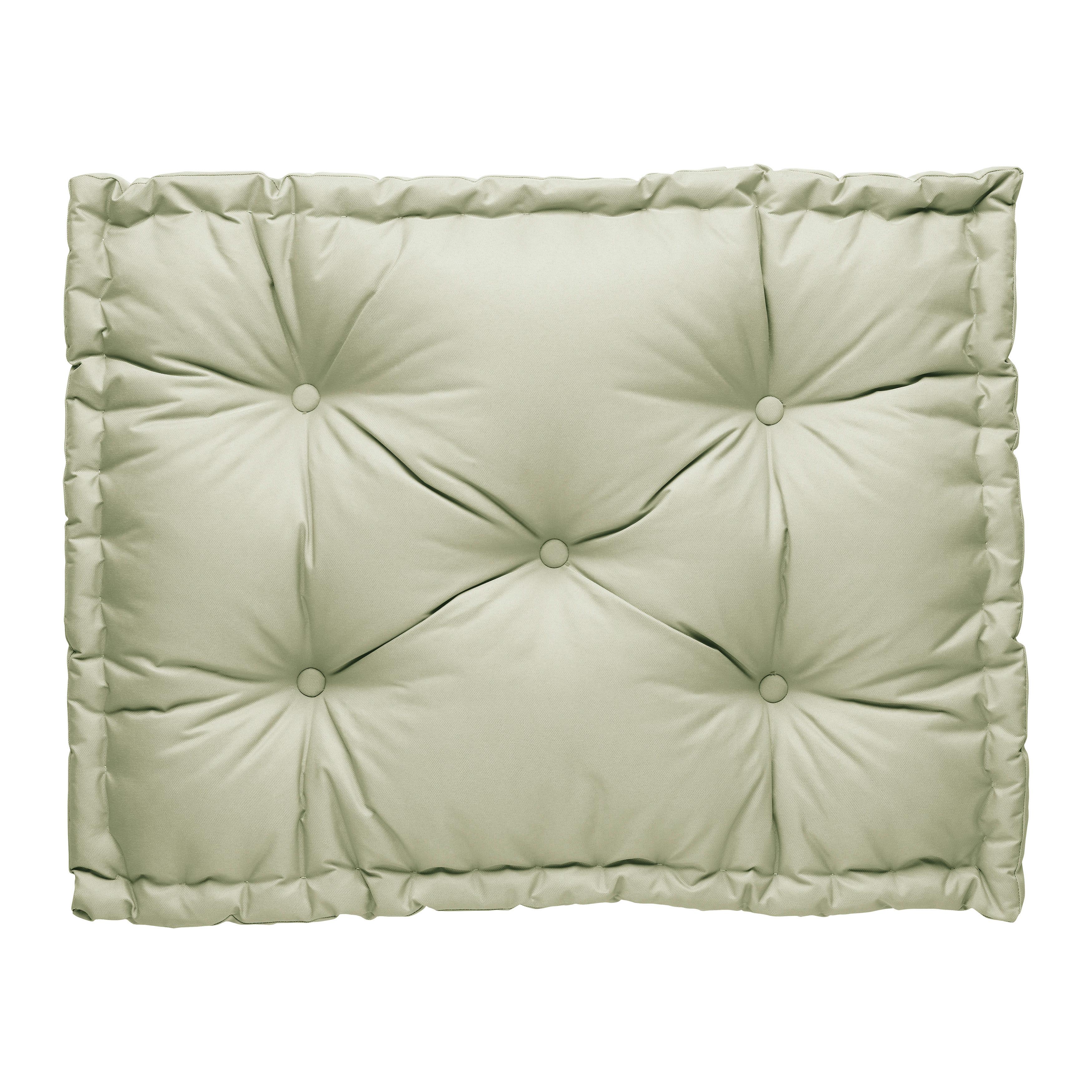PODUŠKA NA PALETU DODO - šalvějově zelená, Konvenční, textil (80/60/12cm) - Mömax