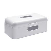 Brotbox Aus Metall Echtwerk Retro 42,5/23,8/17 Cm - Weiß, Trend, Metall (42,5/23,8/17cm) - Echtwerk