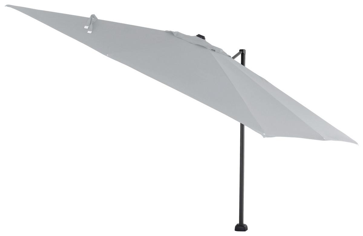 Ampelschirm Sunset N+ BxHxT 350x 252x260 cm Anthrazit/Grau - Anthrazit/Grau, KONVENTIONELL, Textil/Metall (350/260cm) - Siena Garden