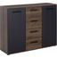 Komoda Sideboard Tokio - farby dubu/čierna, Moderný, kov/kompozitné drevo (104,6/82,8/34,9cm) Komoda Sideboard Tokio - farby dubu/čierna, Moderný, kov/kompozitné drevo (104,6/82,8/34,9cm)