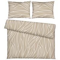 POSTEĽNÁ BIELIZEŇ JULIANE XXL - svetlohnedá, Konventionell, textil (200/220cm) - Mömax