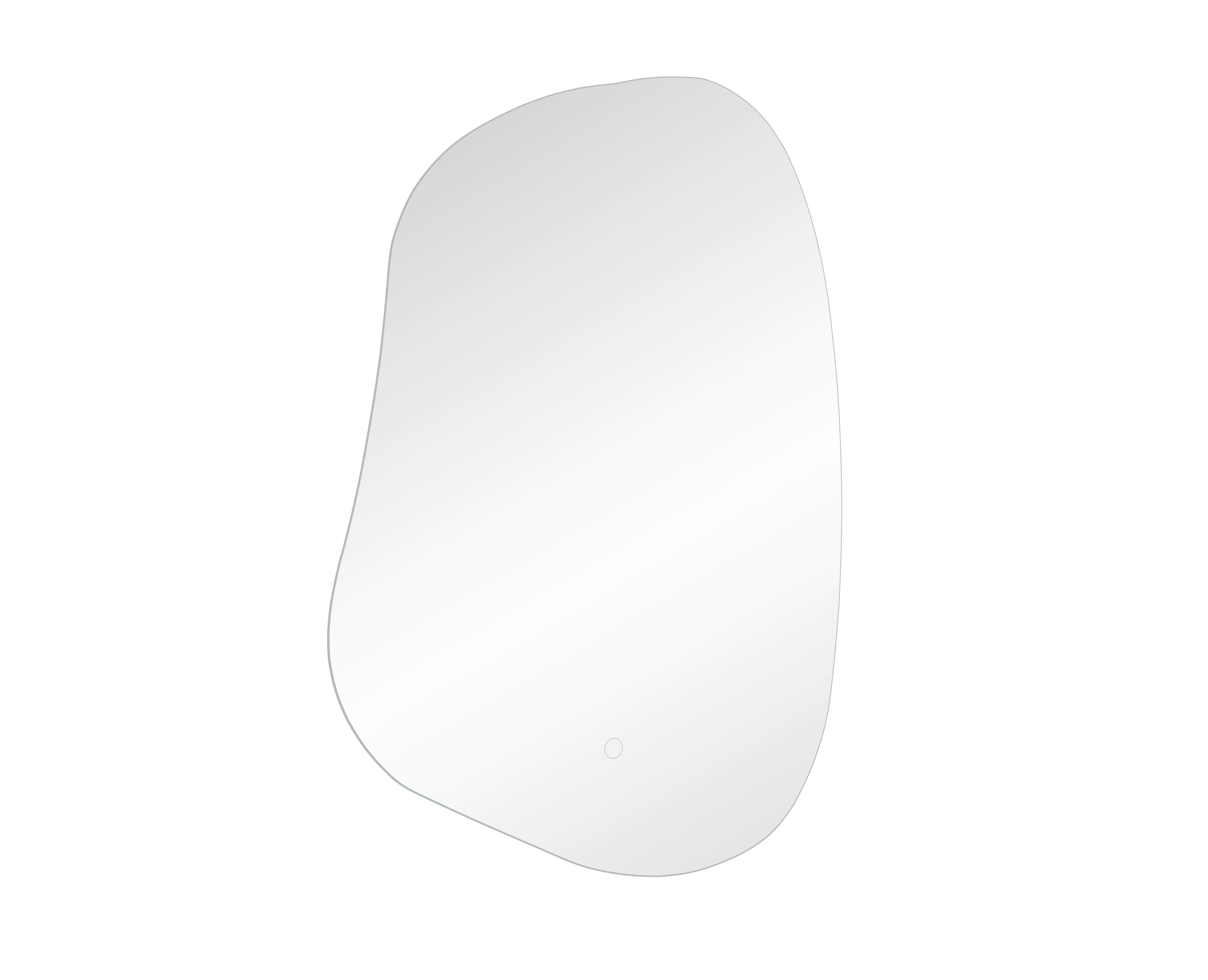 ZRKADLO S OSVETLENÍM RAVINA - Modern, sklo (50/70cm) - Mömax