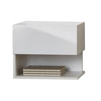 Nachttisch Faro, Weiß B: 44 Cm - Weiß, MODERN, Holzwerkstoff (44/37/40cm) - MID.YOU