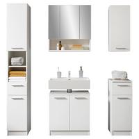 Fürdőszoba Bútorszett 5 Részes Bob - fehér, Basics (120cm) - Livetastic