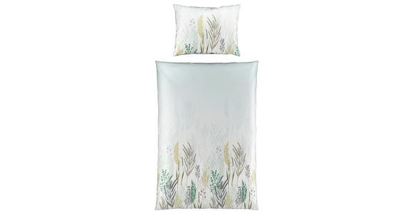 Bettwäsche 140x200 Cm Irina Satin, Grün - Grün, ROMANTIK / LANDHAUS, Textil (140/200cm) - James Wood