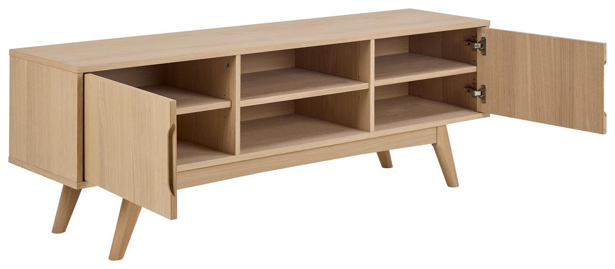 SKRINKA POD TV MARTE - biela, Design, drevo/kompozitné drevo (160/55/40cm) - MID.YOU