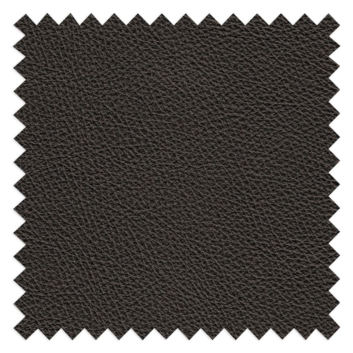 Ecksofa Dakar Braun B: 299x299 Cm - Schwarz/Braun, Design, Leder (299/299cm) - Livetastic