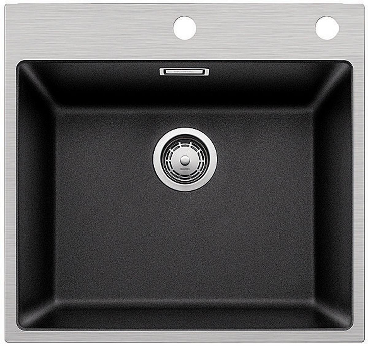 Spüle Blanco Subline 500-if /a Silgranit Bxt: 50x51 Cm - Anthrazit, Stein (50/40/19cm)
