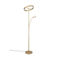 LED-Stehleuchte 449510279 Willis - Goldfarben, Design, Metall (40/180cm) - Trio Leuchten