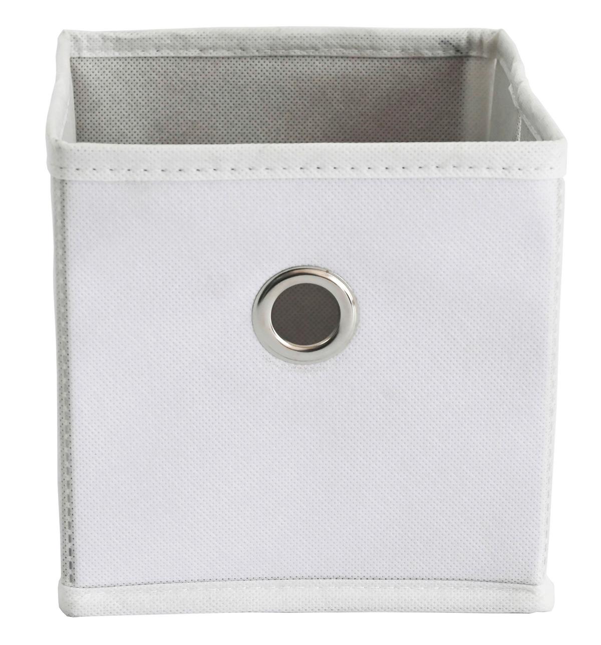 Skládací box PHOEBE -EXT- - bílá, Konvenční, kov/karton (15/15/15cm) - Based