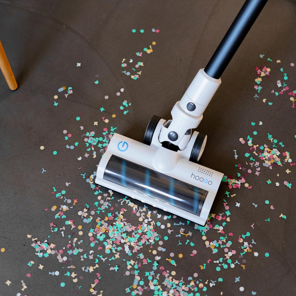 Akku-Handstaubsauger 200W, 35 min. Laufzeit - Dunkelgrau/Weiß, Basics, Kunststoff (30/21/10cm)