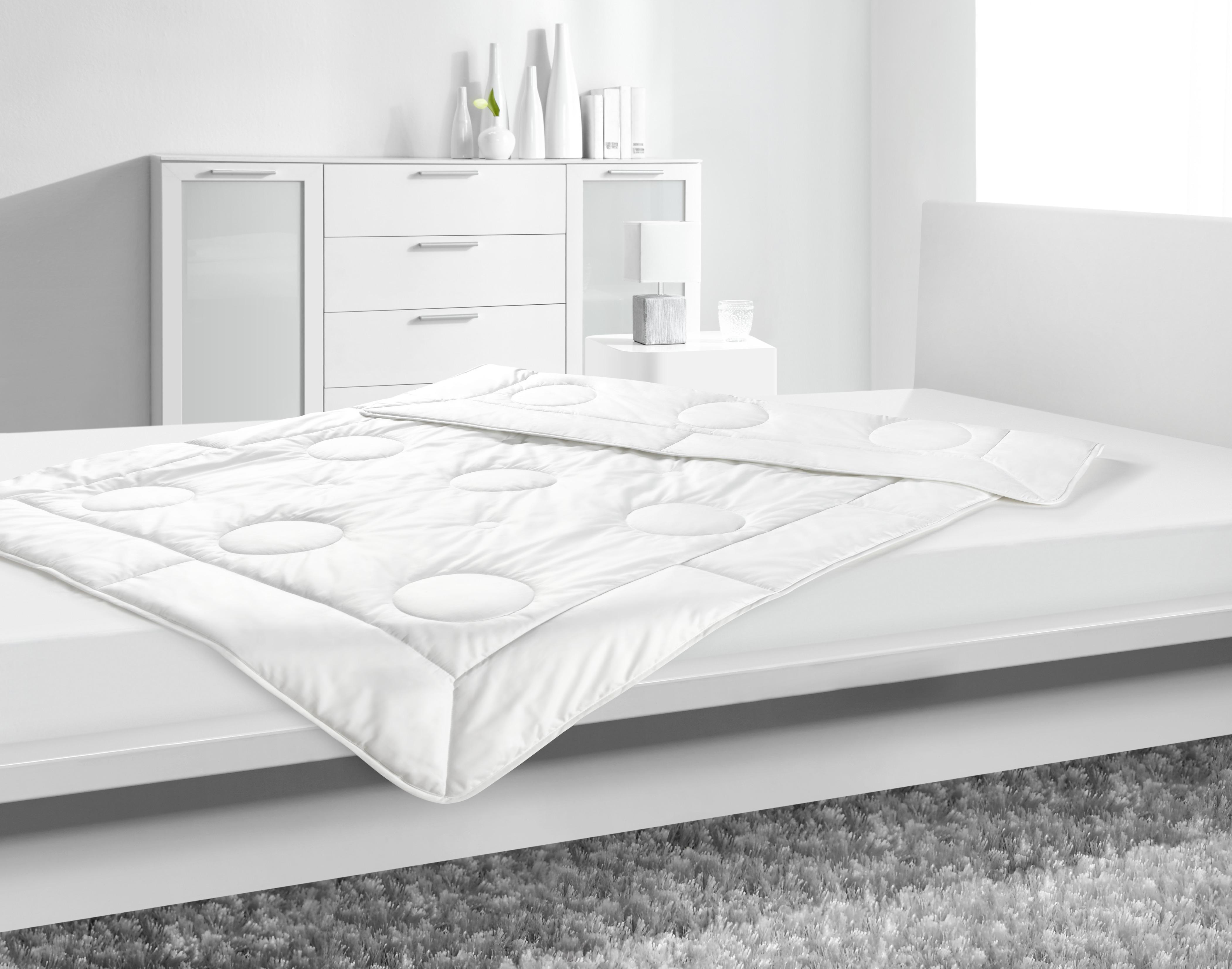 CELOROČNÁ PRIKRÝVKA Wildseide, 135/200 cm - biela, Basics, textil (135-140/200cm) - Premium Living