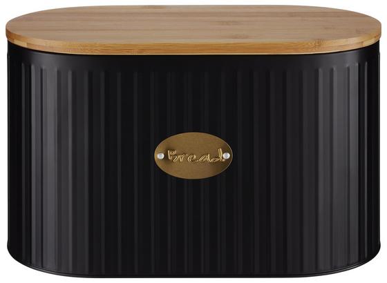 Box Na Chlieb Industry - prírodné farby/čierna, Moderný, kov/drevo (34/18/21cm) - Mömax modern living Box Na Chlieb Industry - prírodné farby/čierna, Moderný, kov/drevo (34/18/21cm) - Mömax modern living