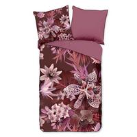 Wendebettwäsche Farze Rot Bordeaux 135x200 Cm - Bordeaux/Rot, Design, Textil (135/200cm)