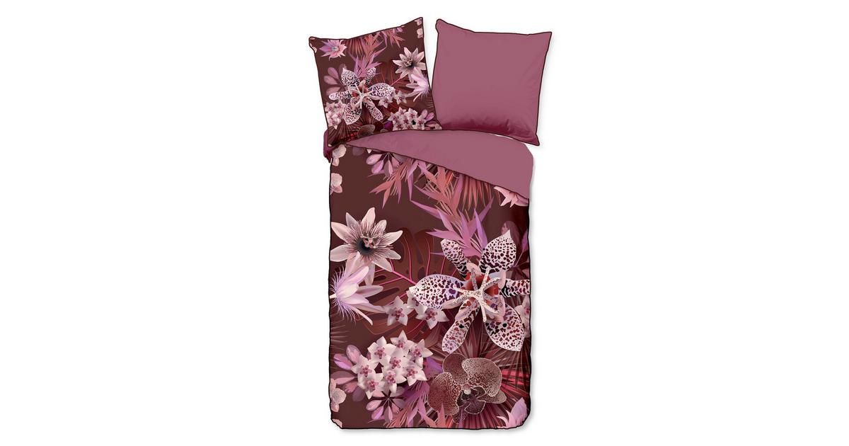 WENDEBETTWÄSCHE Farze Rot Bordeaux 155x220 cm online kaufen Möbelix