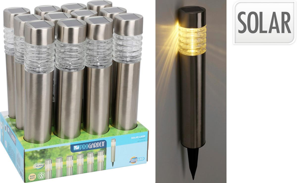 Szolárlámpa Dt3000340 - fém (6/6/27cm)