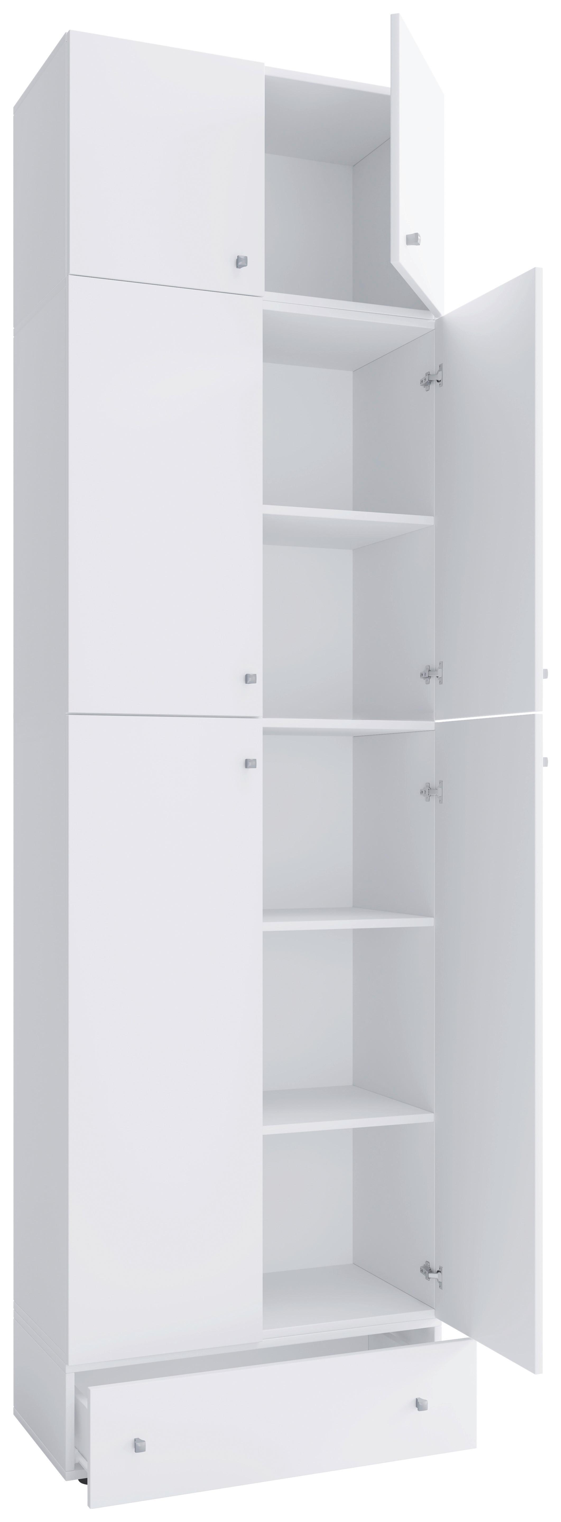 Aktenschrank Lona Weiß B: 70 cm - Weiß, MODERN, Holzwerkstoff (70/240/39cm) - MID.YOU