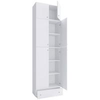 Aktenschrank Lona Weiß B: 70 Cm - Weiß, MODERN, Holzwerkstoff (70/240/39cm) - MID.YOU