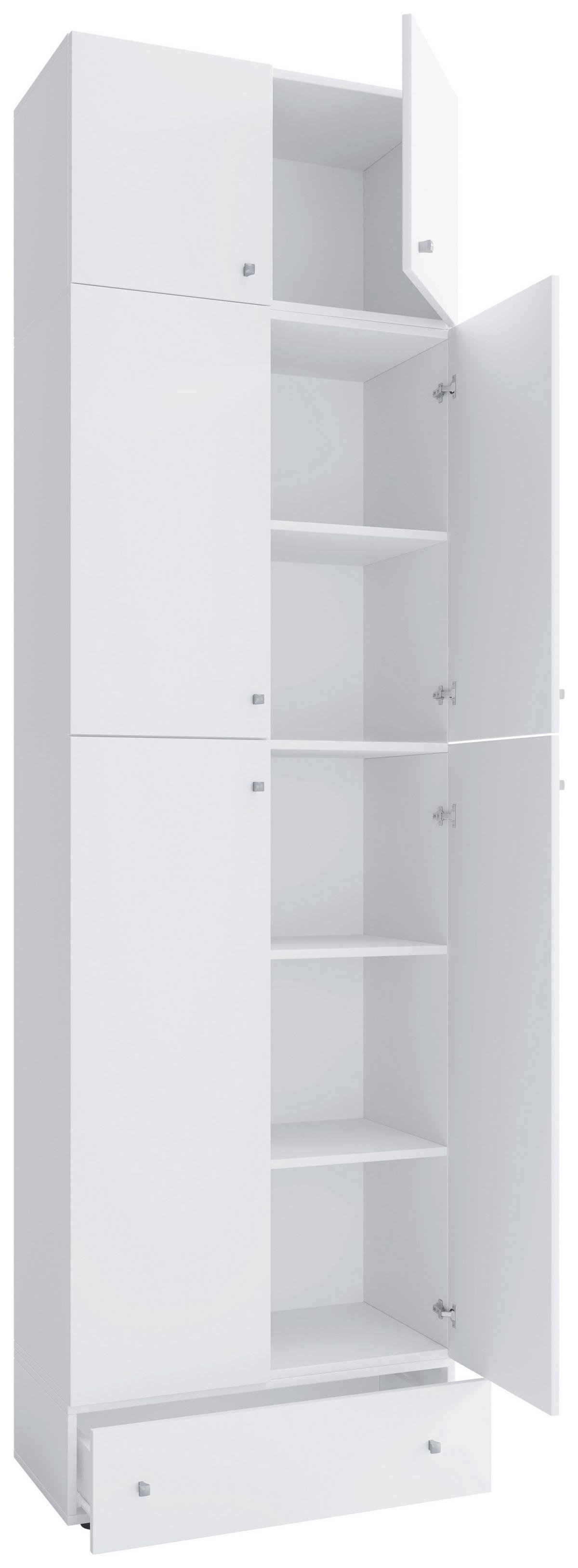 Aktenschrank Lona Weiß B: 70 Cm - Weiß, MODERN, Holzwerkstoff (70/240/39cm) - MID.YOU