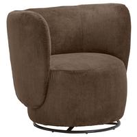 Sessel Boli Dunkelbraun B: 92 Cm - Dunkelbraun/Schwarz, Design, Textil (92/80/84cm) - Livetastic