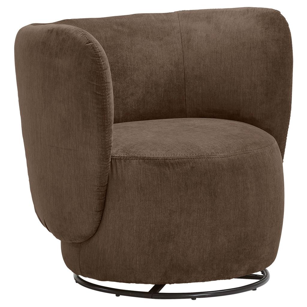 Sessel Boli Dunkelbraun B: 92 cm