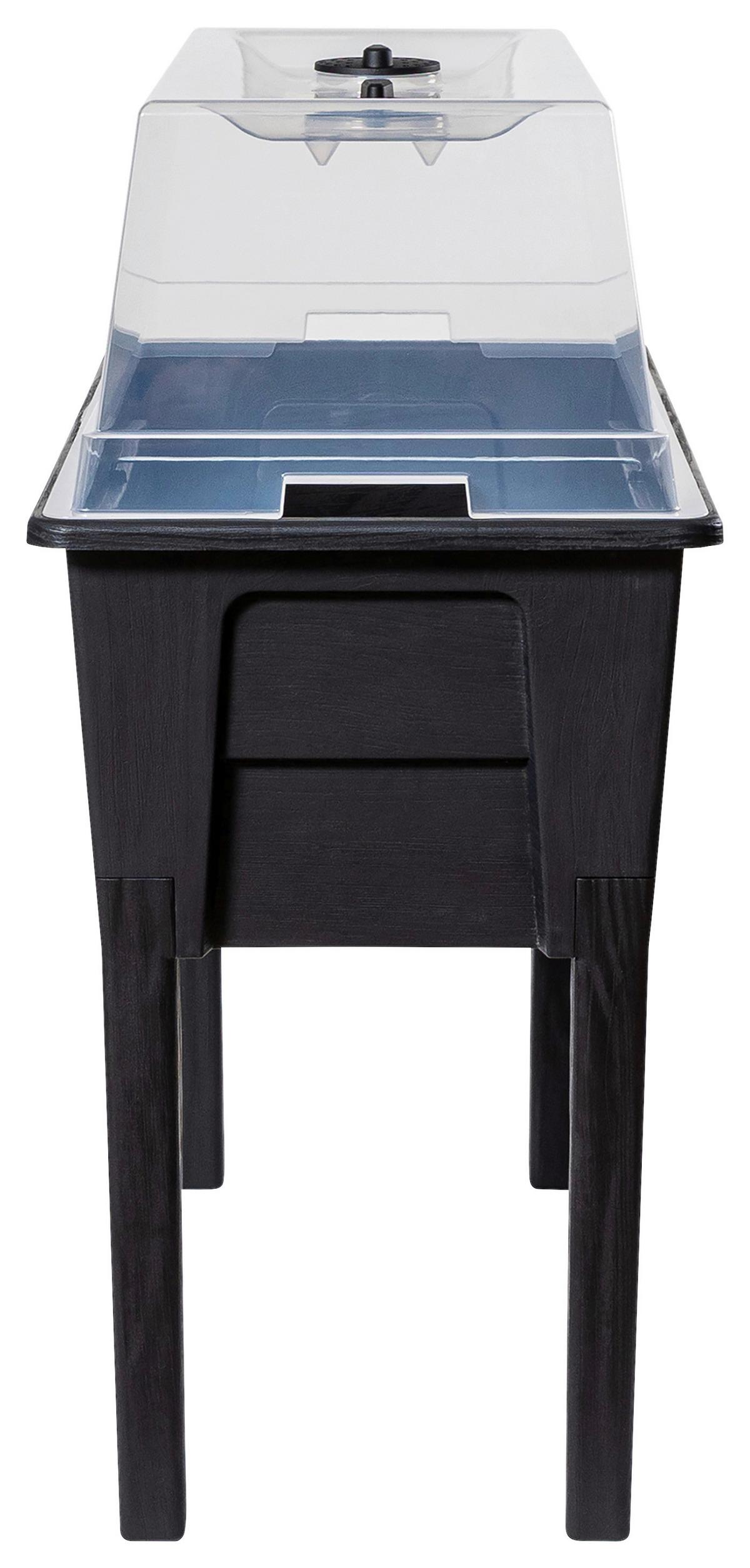 Hochbeet Kunststoff Victoria 78x81x38 cm Anthrazit - Anthrazit, Basics, Kunststoff (78/81/38cm)