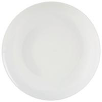 Plytký tanier KATARINA - biela, Konventionell, keramika (27cm) - Based