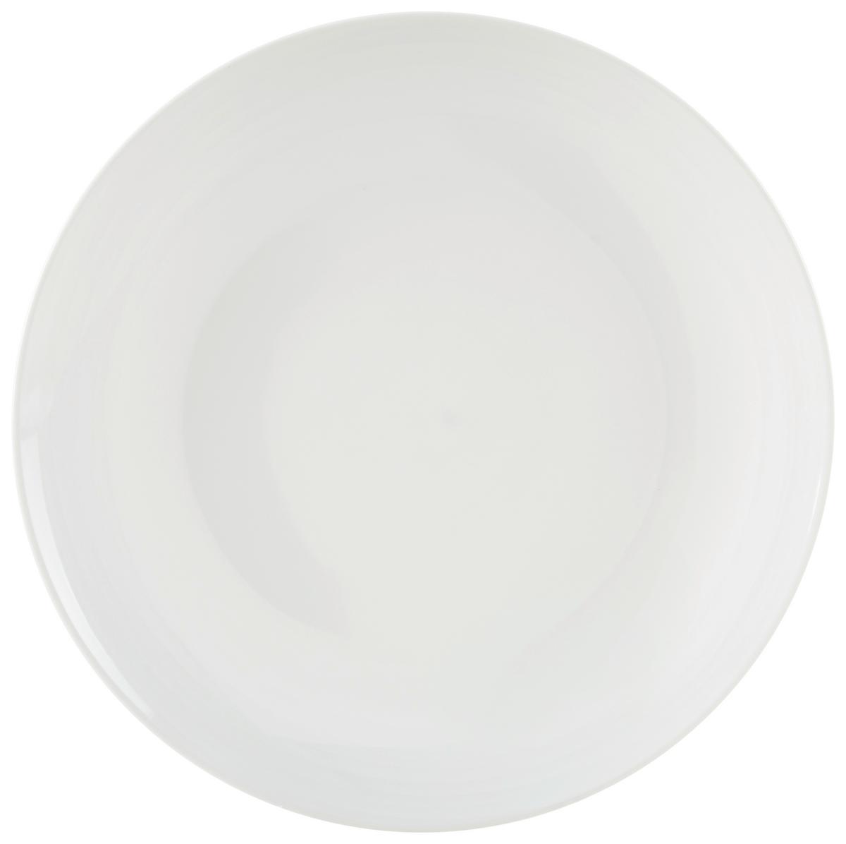 Plytký tanier KATARINA - biela, Konventionell, keramika (27cm) - Based